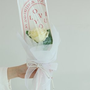 슈미즈 꽃다발 (화이트) 생일 졸업 입학 재롱잔치 기념일 꽃선물