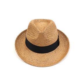 BU Summer Brown Long Fedora 여름페도라