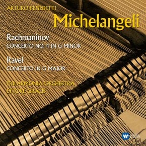 SERGEI RACHMANINOV/ MAURICE RAVEL - PIANO CONCERTOS/ ARTURO BENEDETTI MICHELANGELI, ETTORE