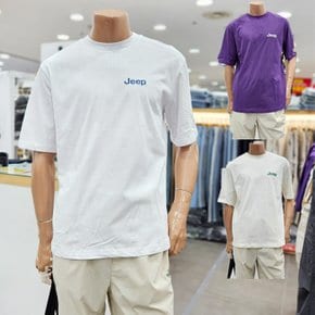 남녀공용 바인드 지프 아이코닉 반팔 티셔츠(JN5TSU146)