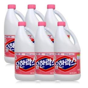 유한크로락스 유한락스 후로랄 2L x 6개