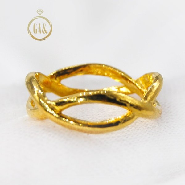 [가앤] 24k순금 꼬임 반지 3.75g