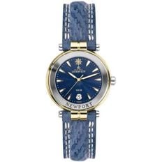  프랑스 미쉘에블랑 여자 시계 1798068 Michel Herbelin Damen port Blue Strap vergoldet 14255/