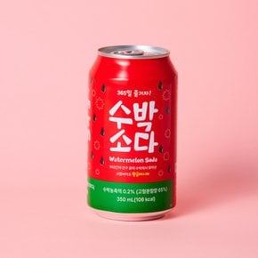 수박소다 350ml 24캔(뚱뚱)