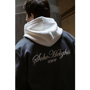 루즈핏 베이스볼 재킷 다크 그레이/Soho Heights 1254765002