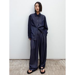 Stitch Two Tuck Pants_Indigo