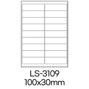 폼텍 라벨 LS-3109 100매 흰색 라벨지 A4 스티커 원형 제작 인쇄 바코드 우편 용지 폼택