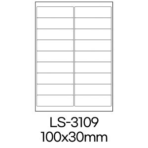  폼텍 라벨 LS-3109 100매 흰색 라벨지 A4 스티커 원형 제작 인쇄 바코드 우편 용지 폼택