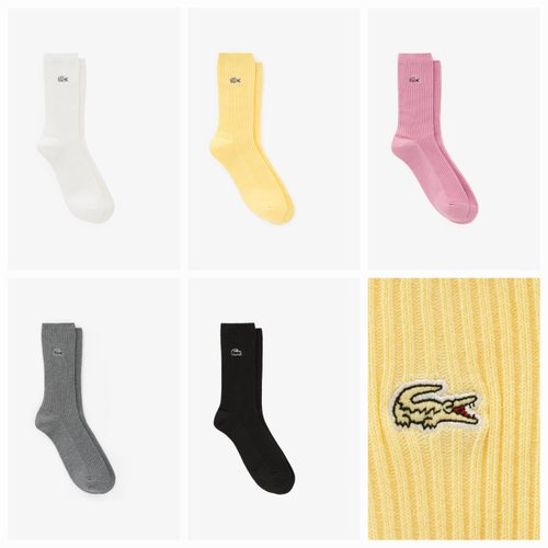 26SS 여성 립조직 미들 삭스 RA012E-56G( 5중 택 1)