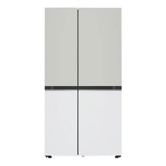 LG LG전자 냉장고 S834MGW1D 832L 그레이 화이트