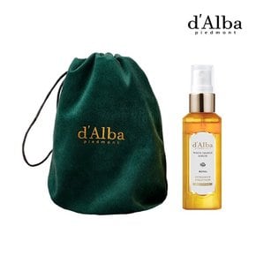 d`Alba] 로얄 화이트트러플 세럼(60ml)+그린벨벳파우치