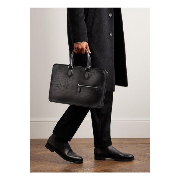 언 주르 미니 스크리토 가죽 브리프케이스 1647597306249570