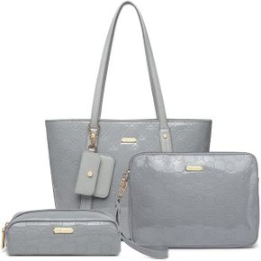 영국 미스룰루 토트백 Miss Lulu Handbags for Women Tote Bag PU 레더 Shoulder 3Pcs 1746960