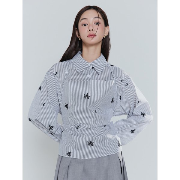 Embro Halter Wrap Shirts Set_black