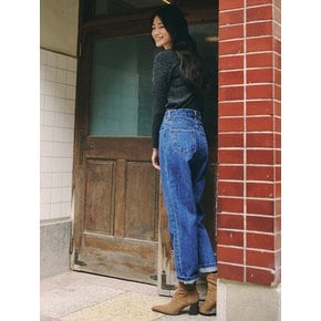 Straight Fit Denim Pants_blue