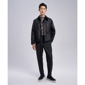 25FW 남여공용 블랙 OS Transport 왁스 자켓 URJA5F022BK