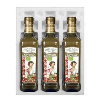  [에스파놀라] 유기농 엑스트라버진 올리브유 500ml 3병 (스티로폼 포장)