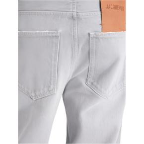 The Wide De-Nimes Denim Pants (Grey/Off white)