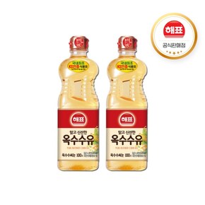 사조 해표 맑고 신선한 옥수수유 0.9L X 2