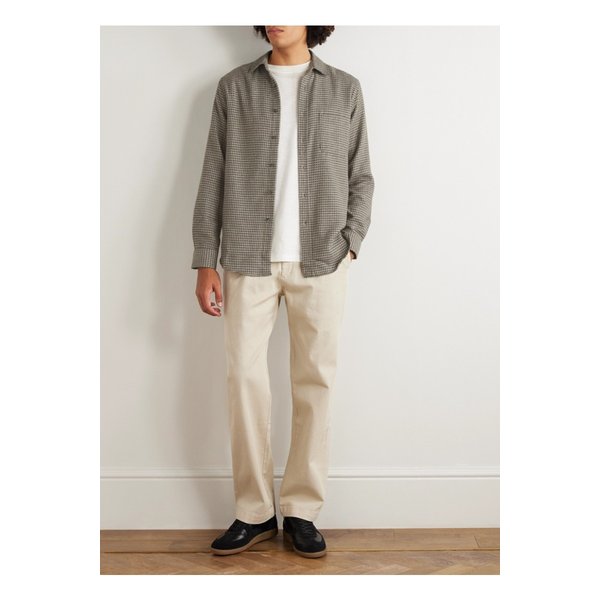 포르투기스 플란넬 하운드투스 체크 코튼 셔츠 46376663162911713