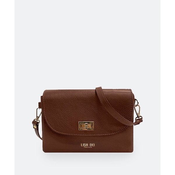 [공식수입] 리자데이 엠마 미니 크로스백/브라운/LD1374
