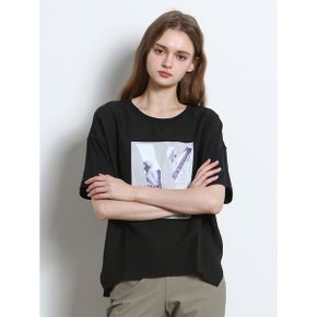린넨 프레임 나염 티셔츠  택가격 138000원 _P430801946