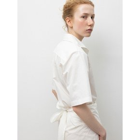 Crease Pocket Shirt_White