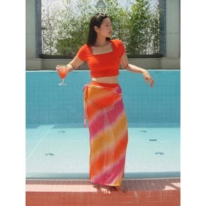 lotsyou_Rainbow Sherbet Cover-up Orange