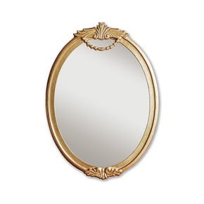 Murielle_Aluminum Casting Wall Mirror_Antique Gold