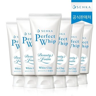 센카 NEW 센카 퍼펙트 화이트 클레이 120g x 6개