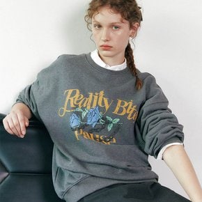 Rose-Chain Graphic Sweatshirt in D/Grey VW3AE105-13