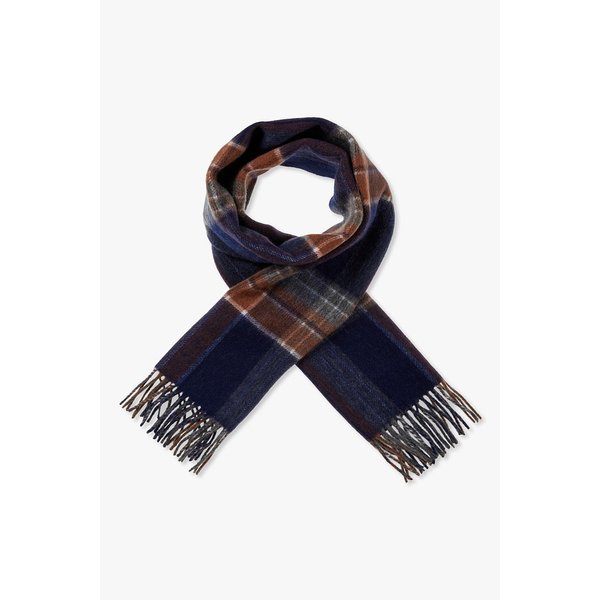 체크 프린지 울 머플러 9105473105051