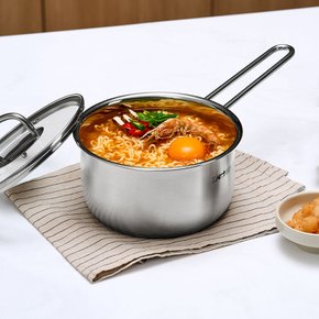 올데이 스텐 3중 바닥 편수냄비 18cm