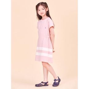 *시즌오프30%*[BEANPOLE KIDS] 스트라이프 포인트 나야나 원피스  라이트 핑크