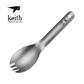 [키이스] KE Small Titanium Spork_Ti5312