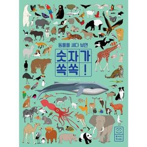 동물을 세다 보면 숫자가 쏙쏙  - 양장본 Hardcover