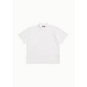 마가렛호웰 26SS Short Sleeve Button Polo, White