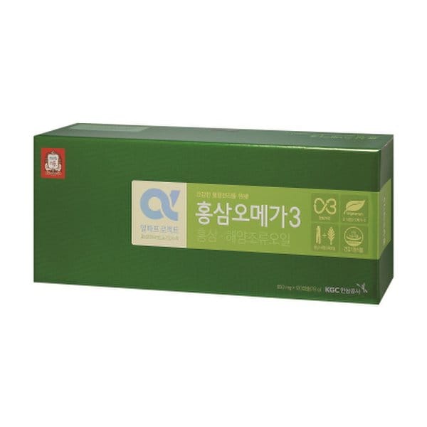 [정관장] 홍삼 오메가3(650mg120캡슐) 78g[쇼핑백동봉]