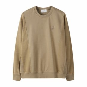 Beige Fabric Reversed Sweatshirt_CWTAW24722BEX