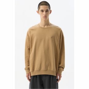 Beige Fabric Reversed Sweatshirt_CWTAW24722BEX