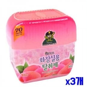 (SM)복숭아향 화장실용 탈취제 300g x3개