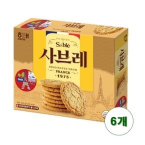 해태제과 사브레 비스킷 쿠키 252g x 6개