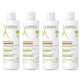 A-DERMA 아더마 엑오메가 컨트롤 에몰리언트 포징 젤 안티 스크래칭 500ml 4개