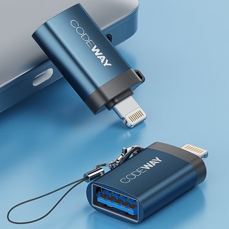 코드웨이 USB 3.0 A to 라이트닝 8핀 OTG 젠더