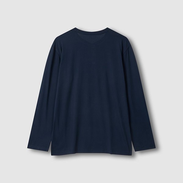 남 피치스킨 긴팔 파자마 티셔츠 J206901127056