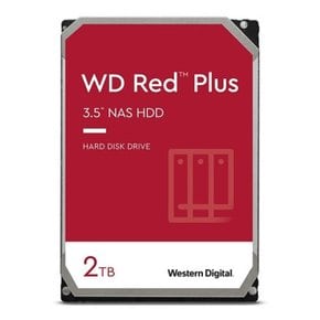 -공식- WD Red Plus 2TB WD20EFPX NAS 하드디스크 (5,400RPM/64MB/CMR)