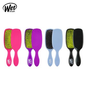 웻브러쉬 wet brush 샤인 인핸서 헤어 드라이 브러쉬 극손상모 두피 마사지 머리 빗