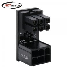 아이코다 강원전자 넷메이트 NM-DPI16111 PCI-E 6핀 변환 어댑터 블랙 (STD 180도)