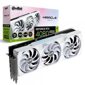 이엠텍 지포스 RTX 4080 SUPER MIRACLE WHITE D6X 16G