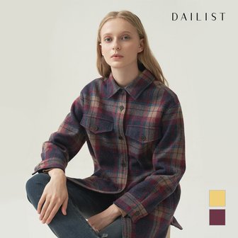데일리스트 셔츠형 체크 자켓_MDBFUXW9221